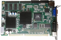 ISA half-size moederbord enkel gesoldeerd aan boord VIA ESP4000 CPU 32M geheugen en 8M DOC
