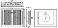 Industriële ippc-1002T 10,4“ allen in Één PC-de Reekscpu Motherboard van Touch screeni3 I5 I7 U