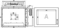 Ippc-1901T1 19“ Industriële Aanrakingscomité PC/1 Uitbreiding 2 van PCI of PCIE-Groeven Ingebed PC-Touch screen