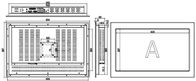 Ippc-2306TW 23,6“ Industriële de Reekscpu Motherboard van U van Touch screenpc I3 I5 I7