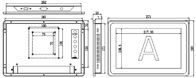 Plm-1001TW 10,1 de“ Industriële Lcd Capacitieve Aanraking van de Touch screenmonitor wijd