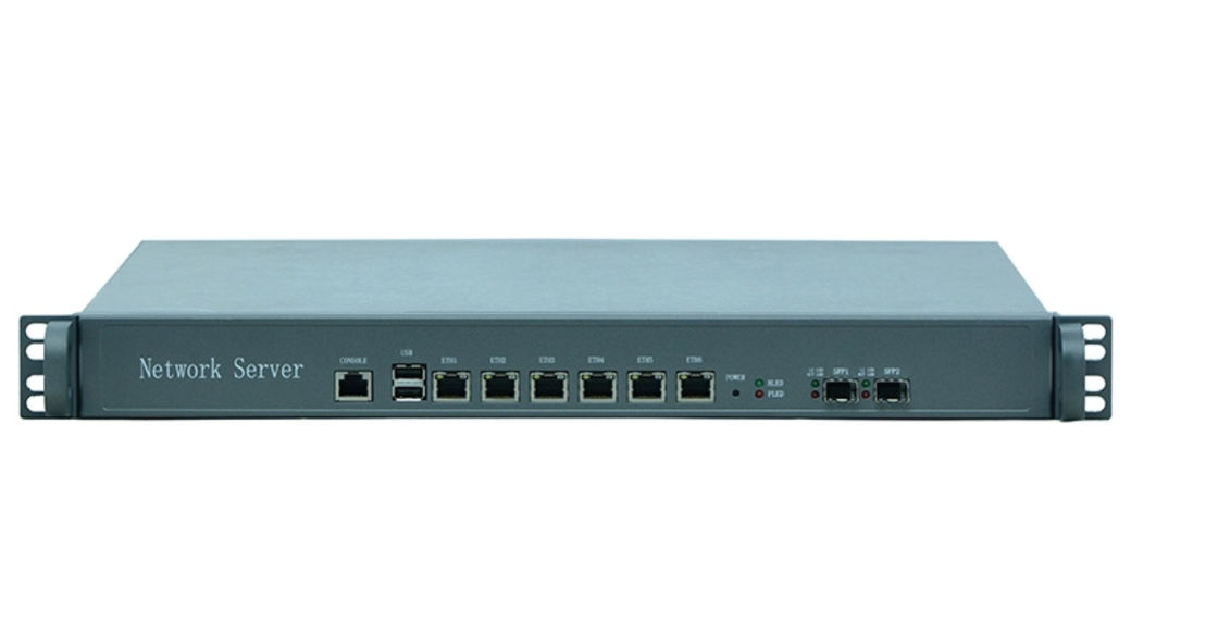 6 LAN 2 de Netwerkbeveiligingplatform nsp-1966-2F van Intel Giga van Giga SFP
