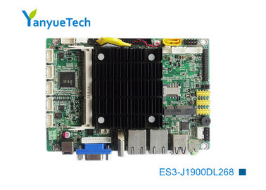 Motherboard van ES3-J1900DL268 3,5“ aan boord van Intel® J1900 cpu 2LAN 6COM 8USB wordt gesoldeerd die