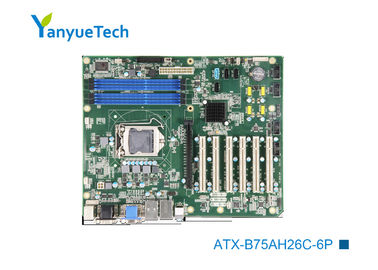 Atx-b75ah26c-6P Industriële ATX Motherboard PCH B75 van Intel Spaander 2 LAN 6 Com 12 USB 7 Groef 6 PCI